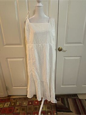 NWT Rebdolls Mia white eyelet sundress, size 4X